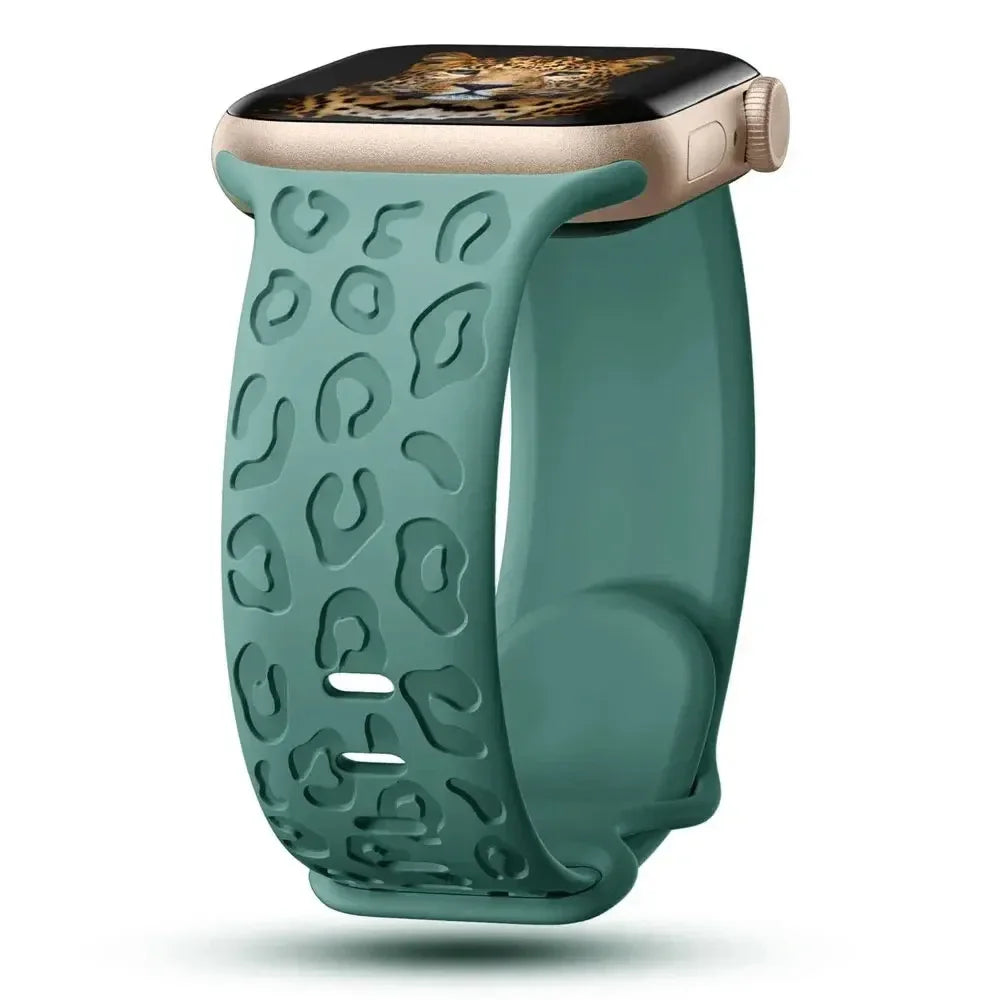 Fashionable Leopard Print Band for Apple Watch - Ideal Phone Accessories