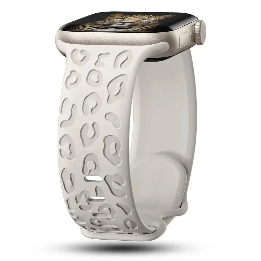Fashionable Leopard Print Band for Apple Watch - Ideal Phone Accessories