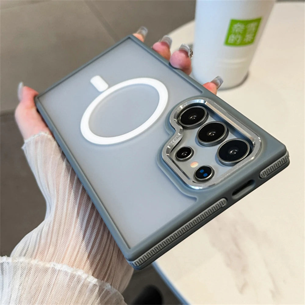 Magnificent Matte Magnetic Case for Samsung Galaxy - Ideal Phone Accessories