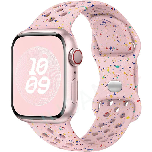 Adorable Breathable Silicone Band for Apple Watch - Ideal Phone Accessories