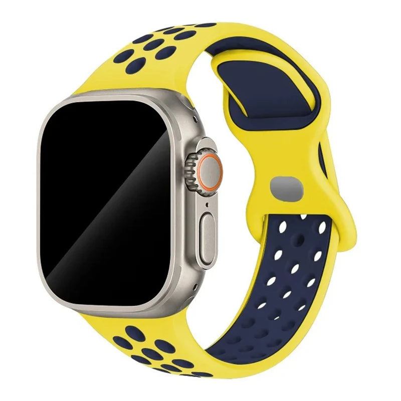 Adorable Breathable Silicone Band for Apple Watch - Ideal Phone Accessories