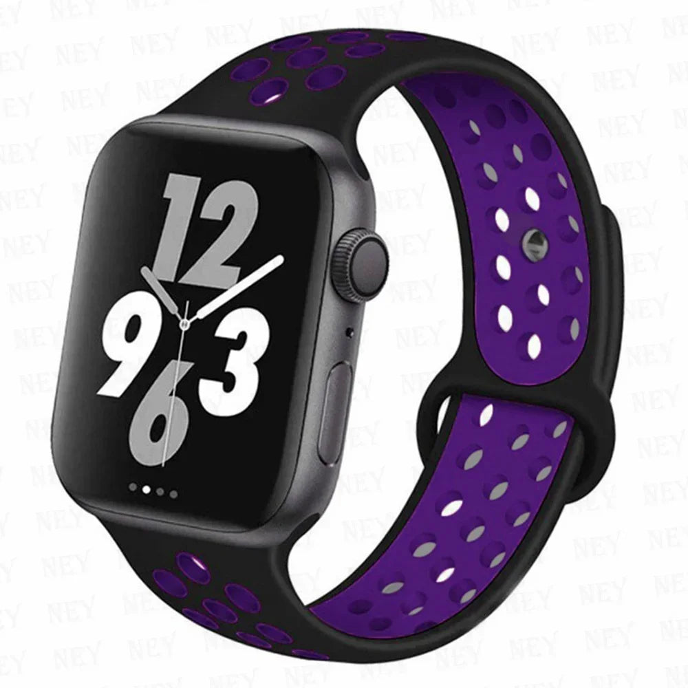 Stylish Sport Silicone Band For Apple Watch - Ideal Phone Accessories