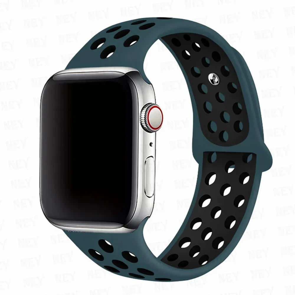 Stylish Sport Silicone Band For Apple Watch - Ideal Phone Accessories