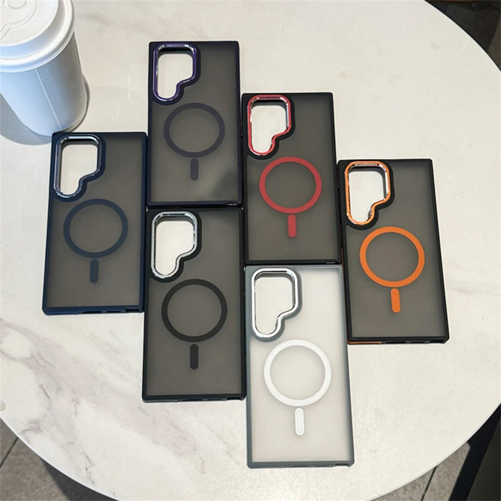 Magnificent Matte Magnetic Case for Samsung Galaxy - Ideal Phone Accessories