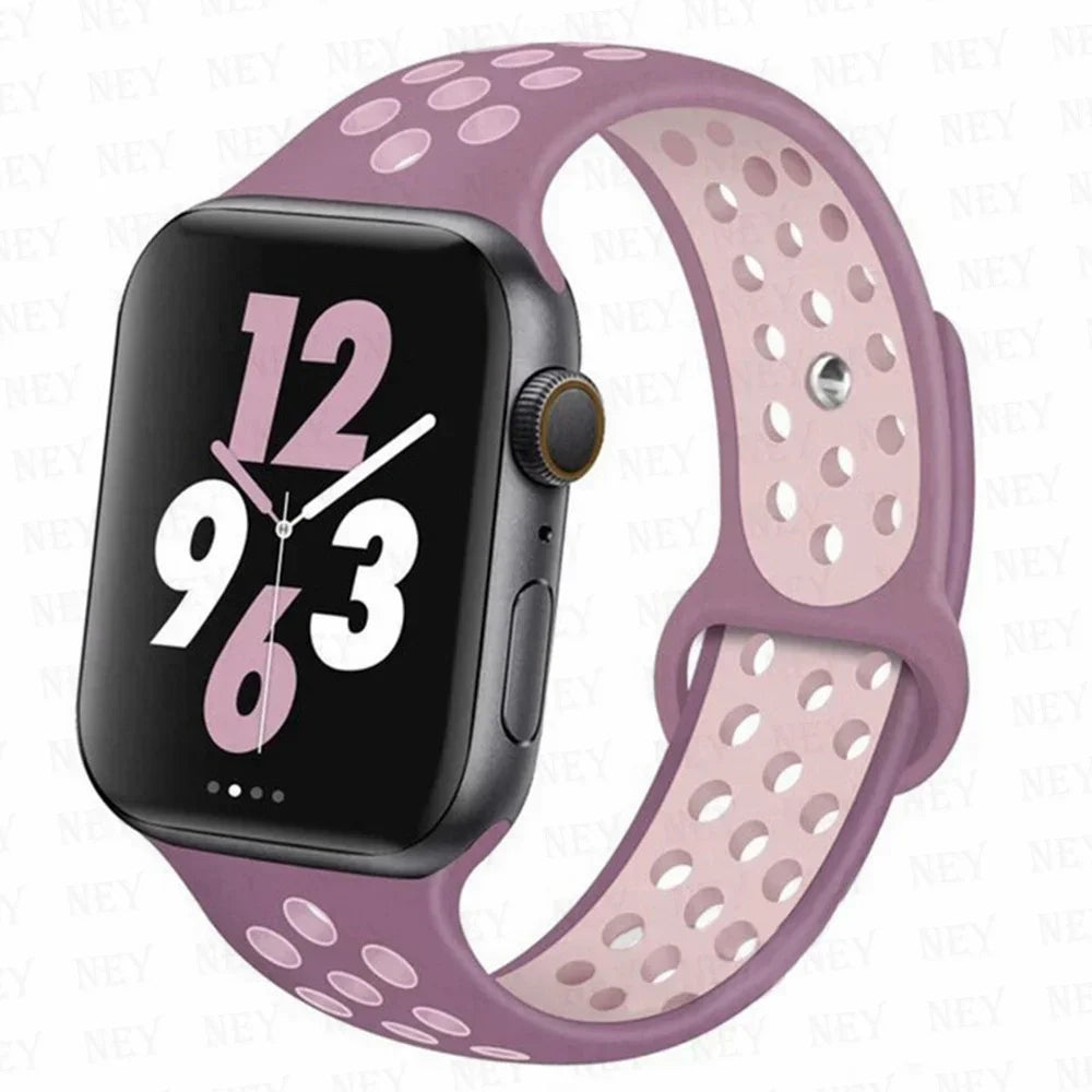 Stylish Sport Silicone Band For Apple Watch - Ideal Phone Accessories