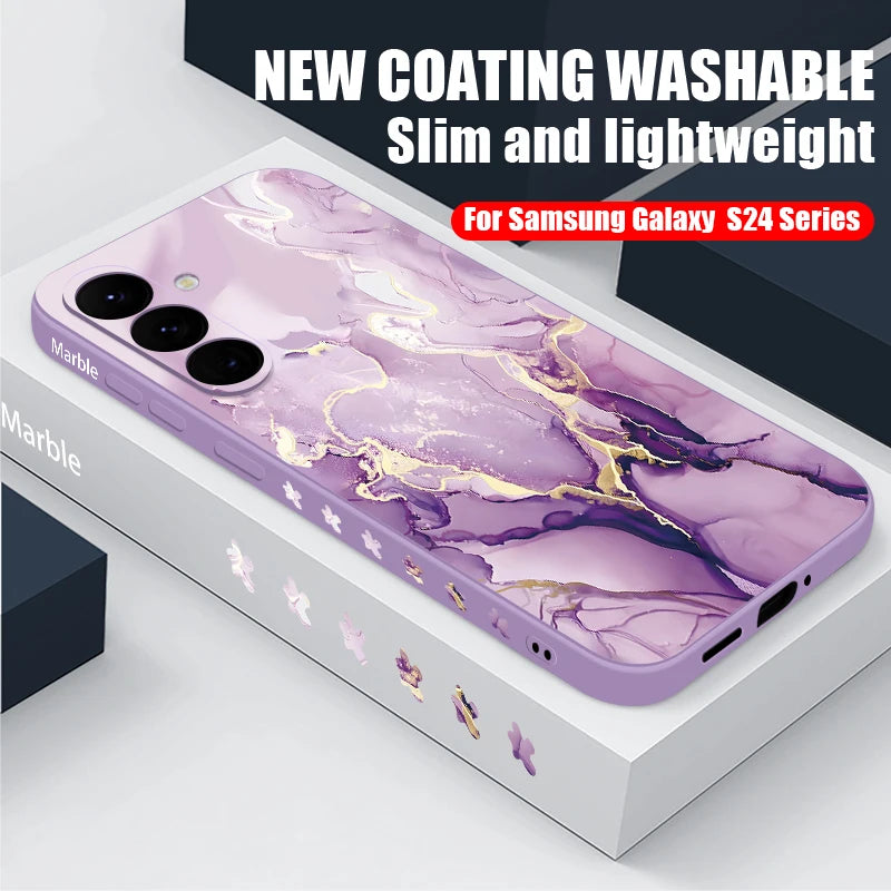 Stunning Colorful Marble Case for Samsung Galaxy - Ideal Phone Accessories