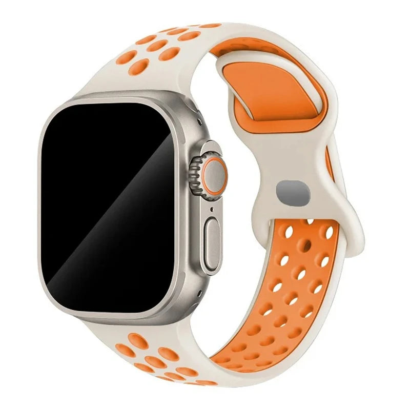 Adorable Breathable Silicone Band for Apple Watch - Ideal Phone Accessories