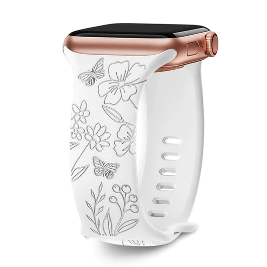 Magnificent Floral Print Band for Apple Watch - Ideal Phone Accessories