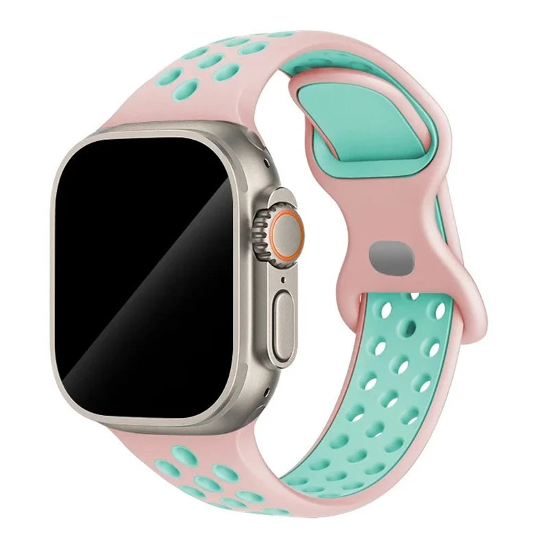 Adorable Breathable Silicone Band for Apple Watch - Ideal Phone Accessories