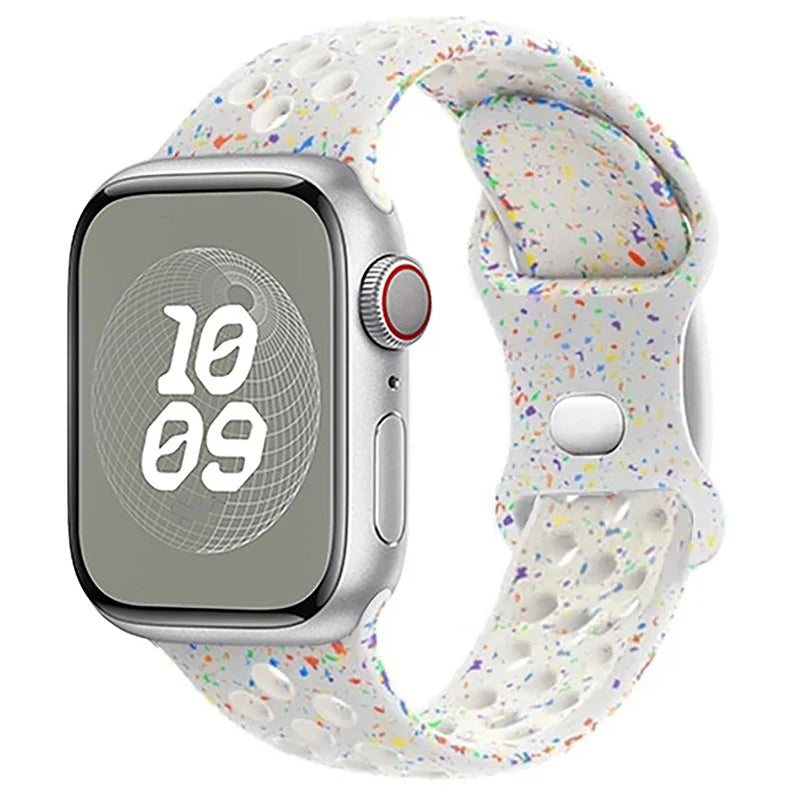 Adorable Breathable Silicone Band for Apple Watch - Ideal Phone Accessories