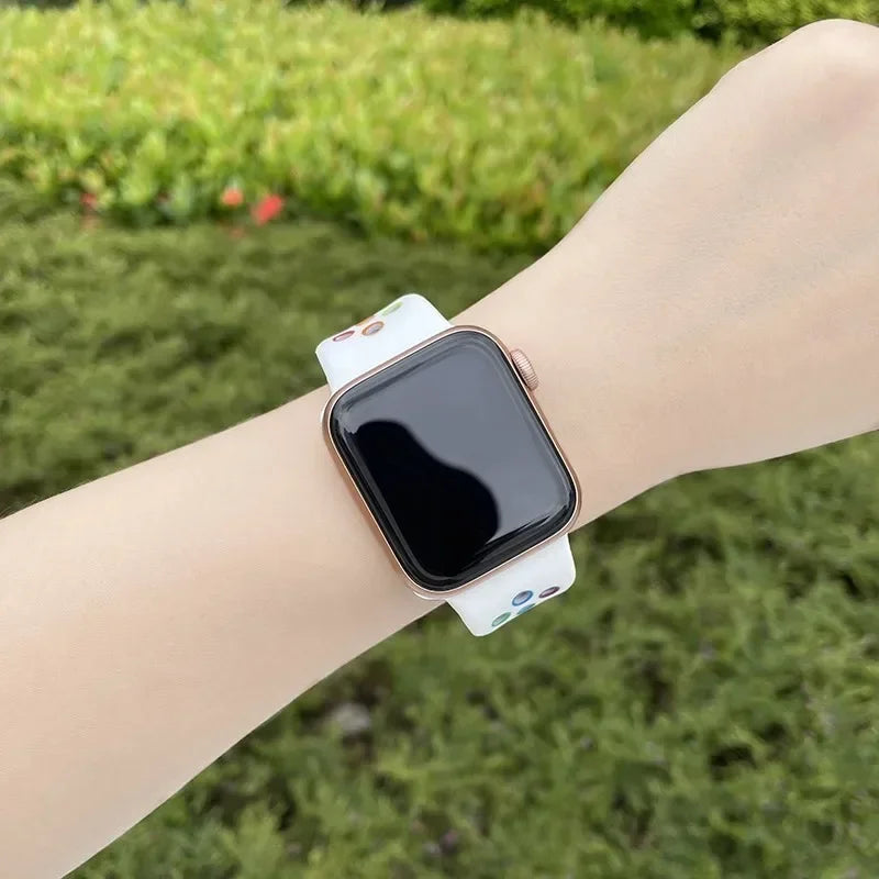 Stylish Sport Silicone Band For Apple Watch - Ideal Phone Accessories