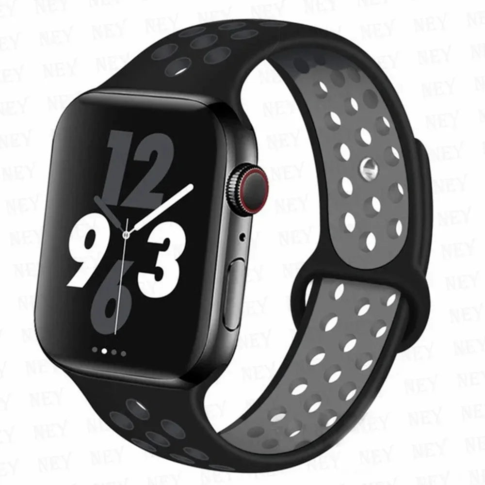 Stylish Sport Silicone Band For Apple Watch - Ideal Phone Accessories