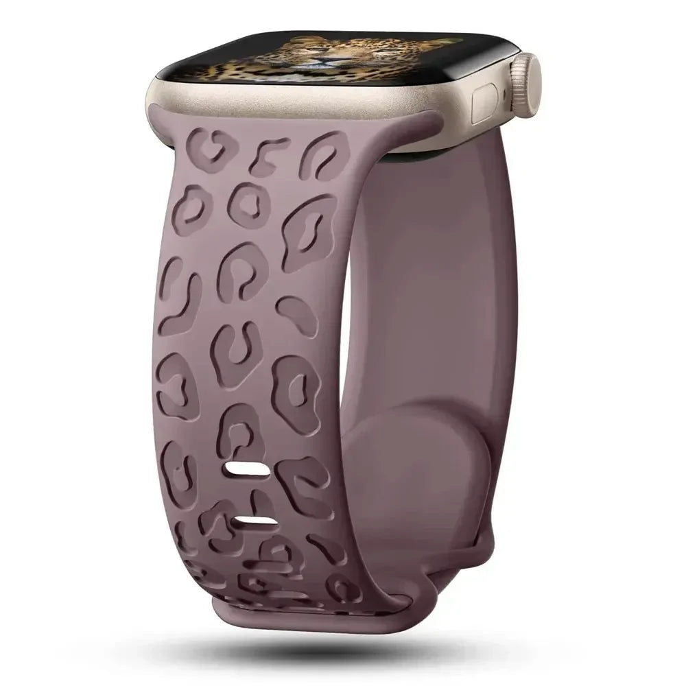 Fashionable Leopard Print Band for Apple Watch - Ideal Phone Accessories