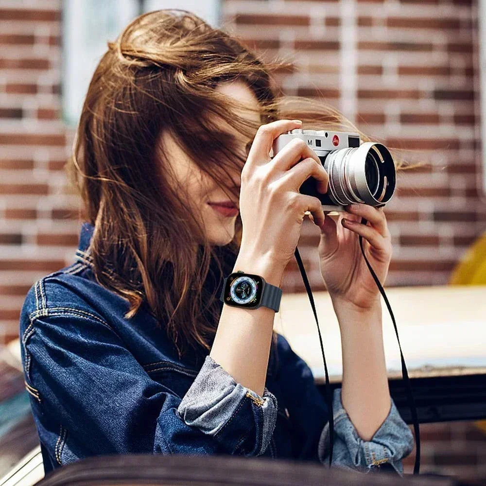 Elegant Ocean Silicone Band for Apple Watch - Ideal Phone Accessories