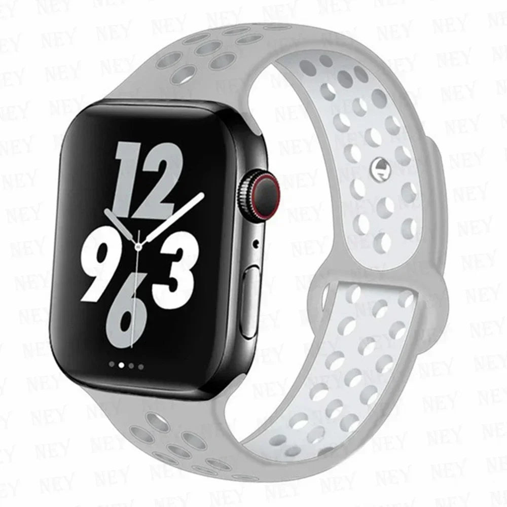 Stylish Sport Silicone Band For Apple Watch - Ideal Phone Accessories