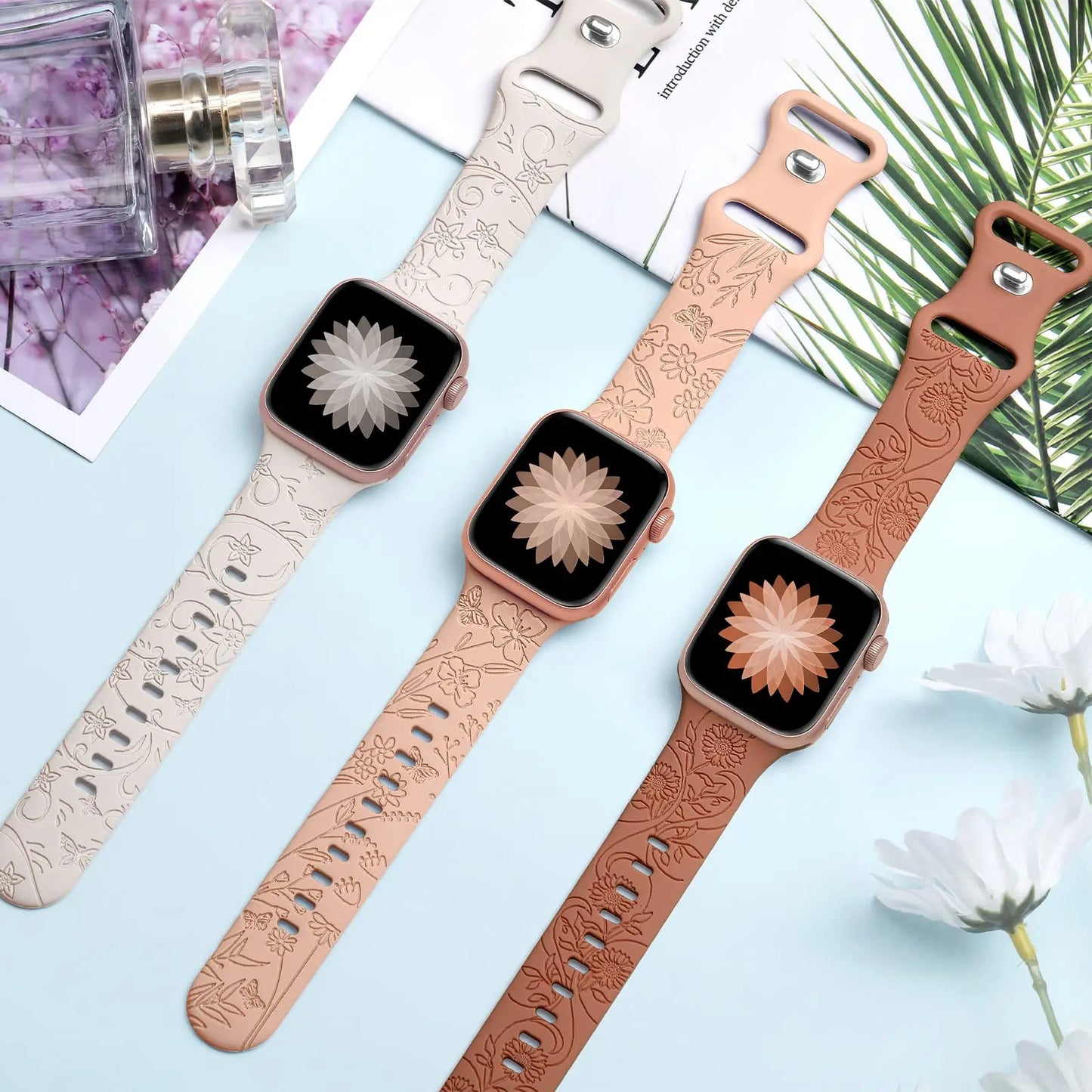 Magnificent Floral Print Band for Apple Watch - Ideal Phone Accessories