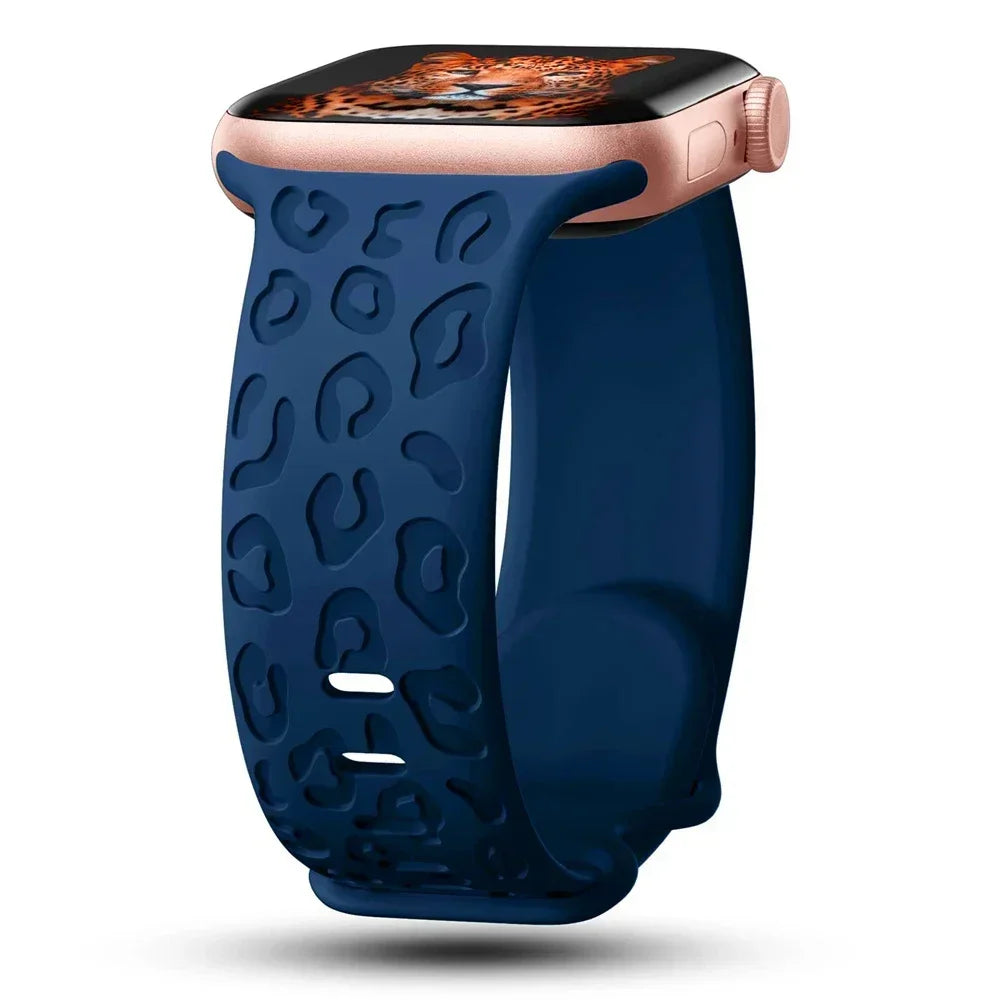 Fashionable Leopard Print Band for Apple Watch - Ideal Phone Accessories