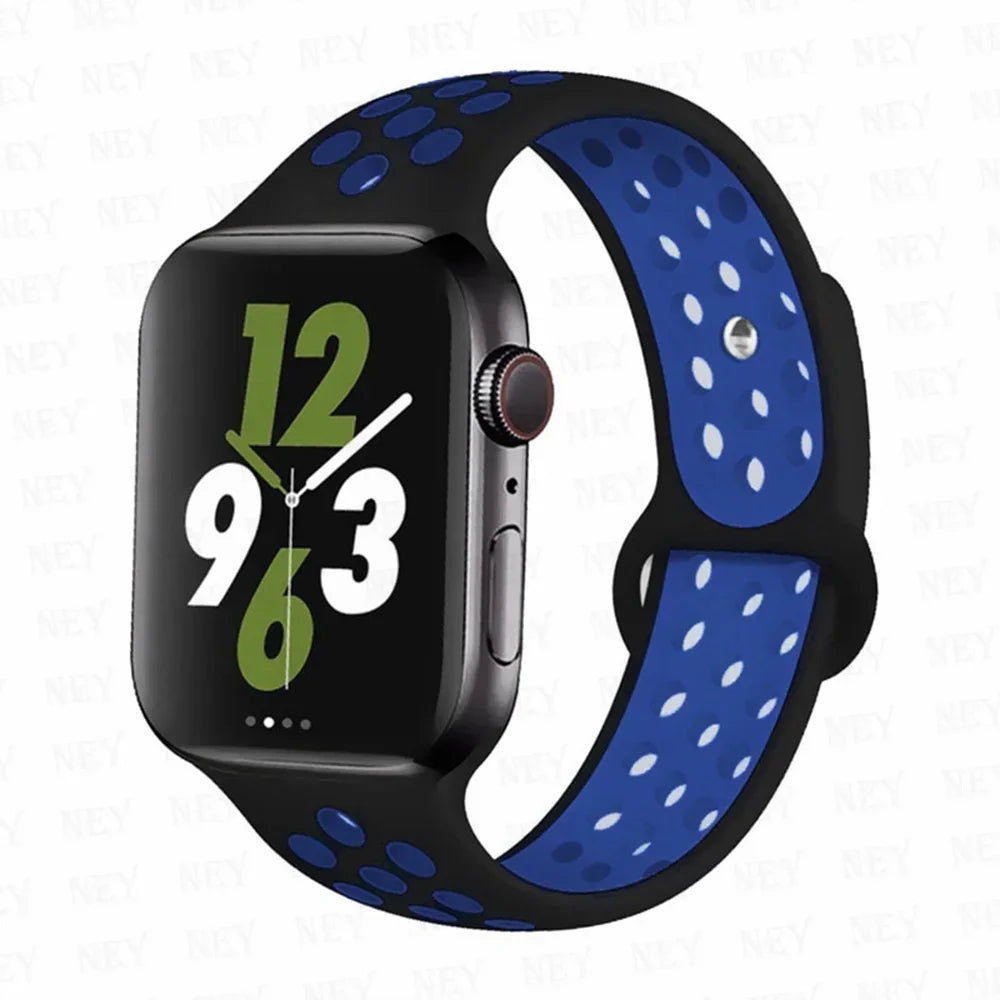 Stylish Sport Silicone Band For Apple Watch - Ideal Phone Accessories