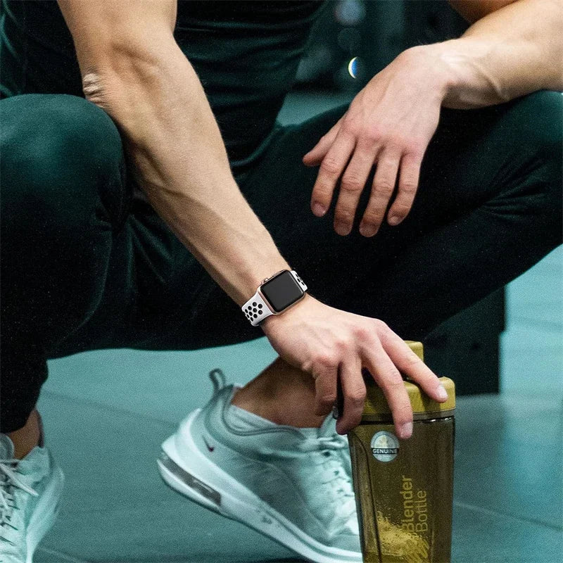 Adorable Breathable Silicone Band for Apple Watch - Ideal Phone Accessories