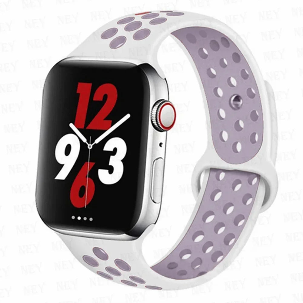 Stylish Sport Silicone Band For Apple Watch - Ideal Phone Accessories
