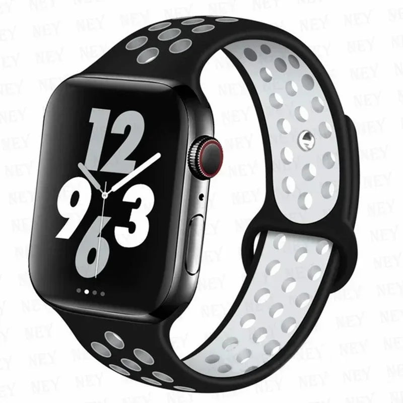 Stylish Sport Silicone Band For Apple Watch - Ideal Phone Accessories