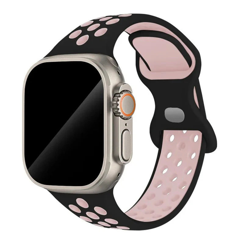Adorable Breathable Silicone Band for Apple Watch - Ideal Phone Accessories