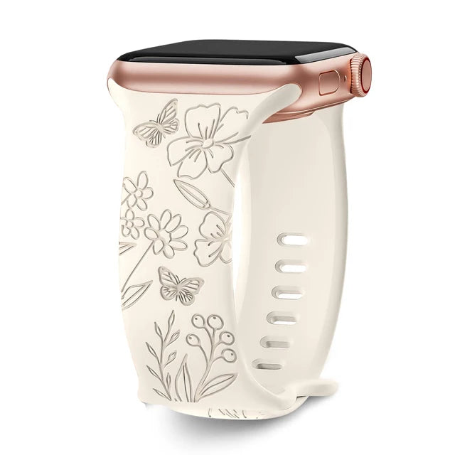 Magnificent Floral Print Band for Apple Watch - Ideal Phone Accessories