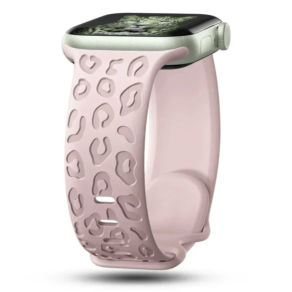 Fashionable Leopard Print Band for Apple Watch - Ideal Phone Accessories