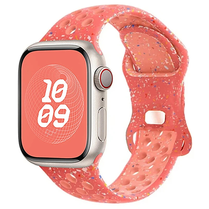 Adorable Breathable Silicone Band for Apple Watch - Ideal Phone Accessories