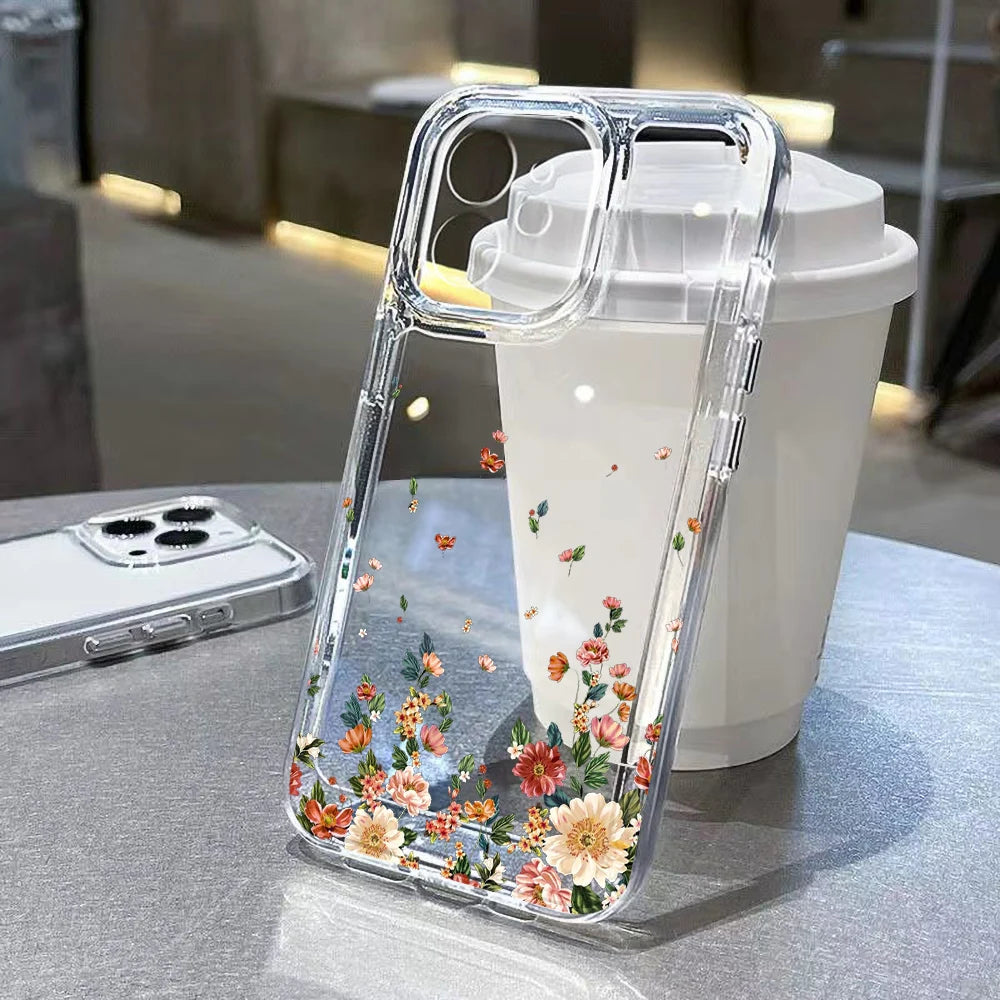 Gorgeous Shockproof Flower Case for iPhone - Ideal Phone Accessories