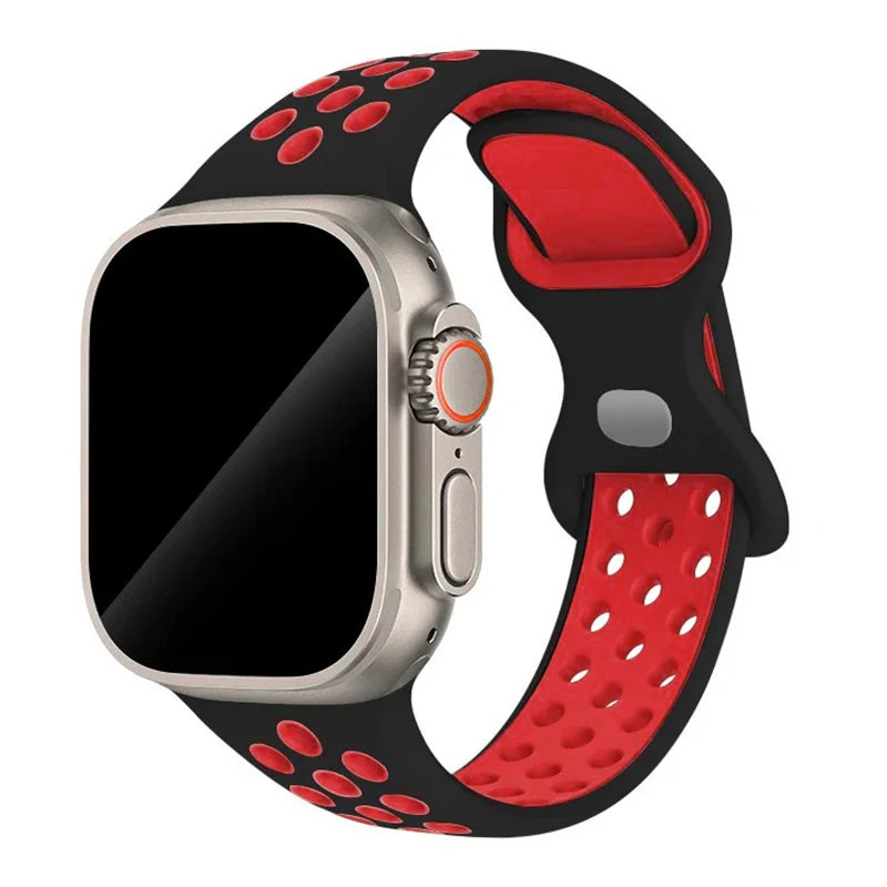 Adorable Breathable Silicone Band for Apple Watch - Ideal Phone Accessories