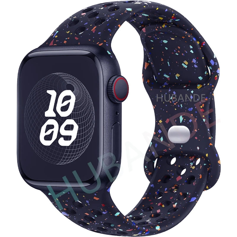 Adorable Breathable Silicone Band for Apple Watch - Ideal Phone Accessories