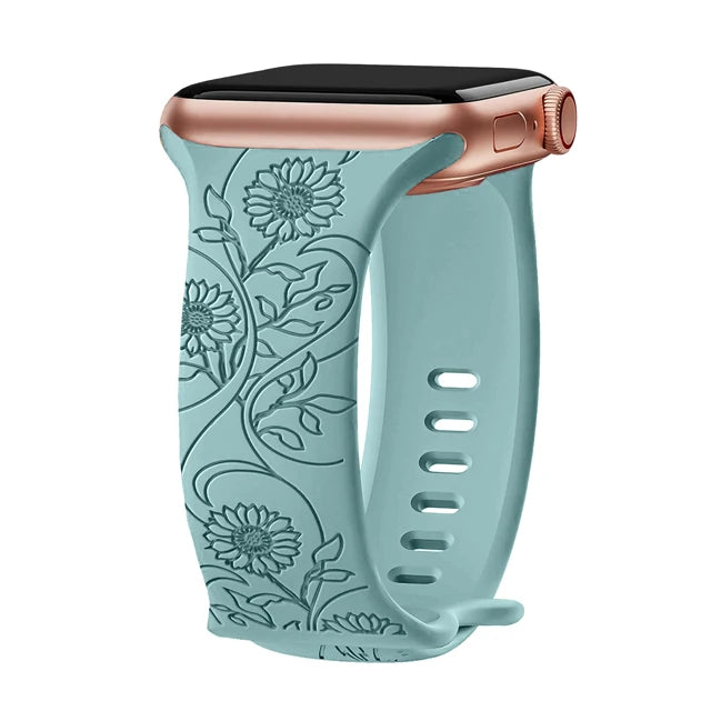Magnificent Floral Print Band for Apple Watch - Ideal Phone Accessories