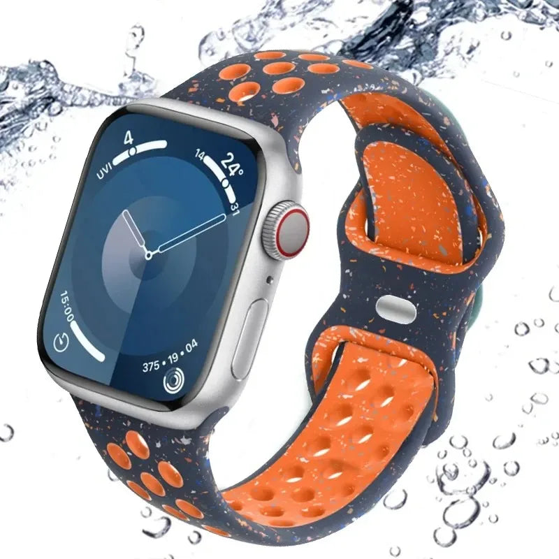 Adorable Breathable Silicone Band for Apple Watch - Ideal Phone Accessories
