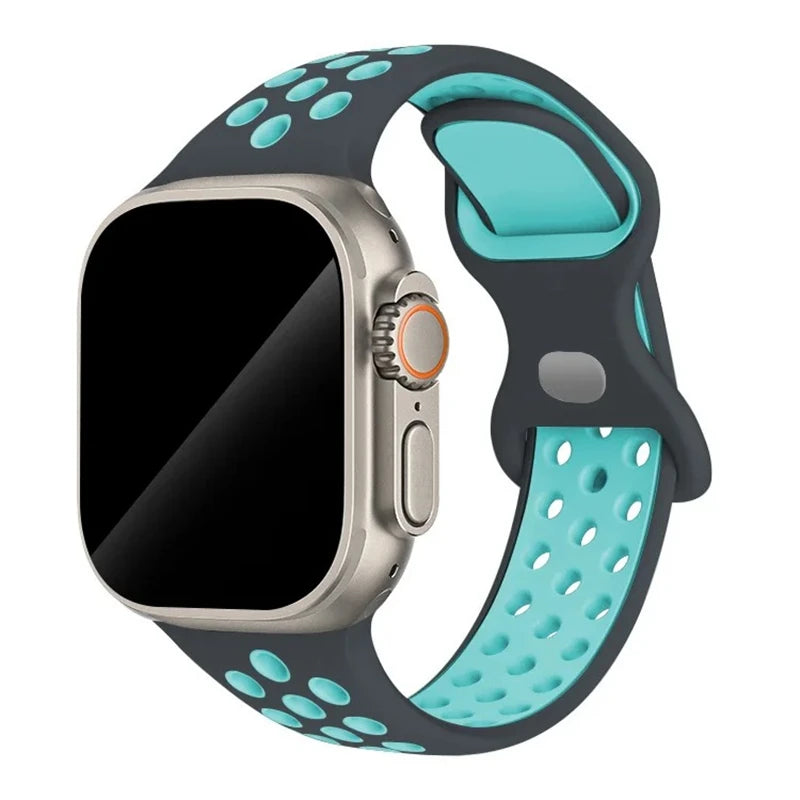 Adorable Breathable Silicone Band for Apple Watch - Ideal Phone Accessories
