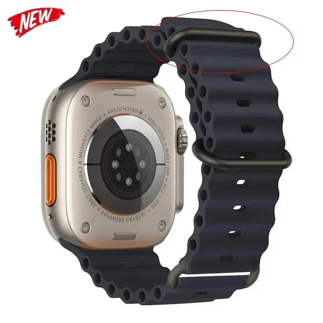 Elegant Ocean Silicone Band for Apple Watch - Ideal Phone Accessories