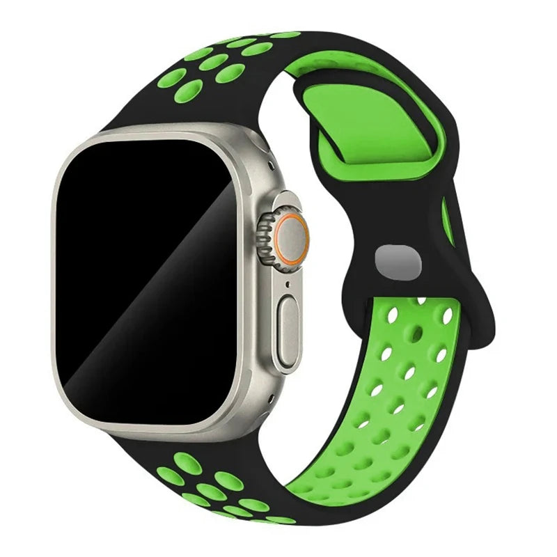 Adorable Breathable Silicone Band for Apple Watch - Ideal Phone Accessories