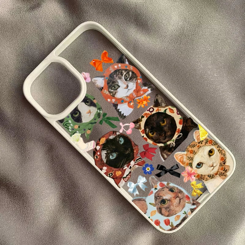 Elegant Clear Cat Design Case for iPhone - Ideal Phone Accessories