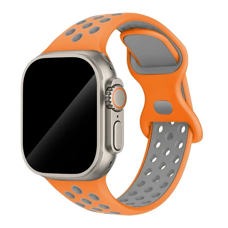 Adorable Breathable Silicone Band for Apple Watch - Ideal Phone Accessories