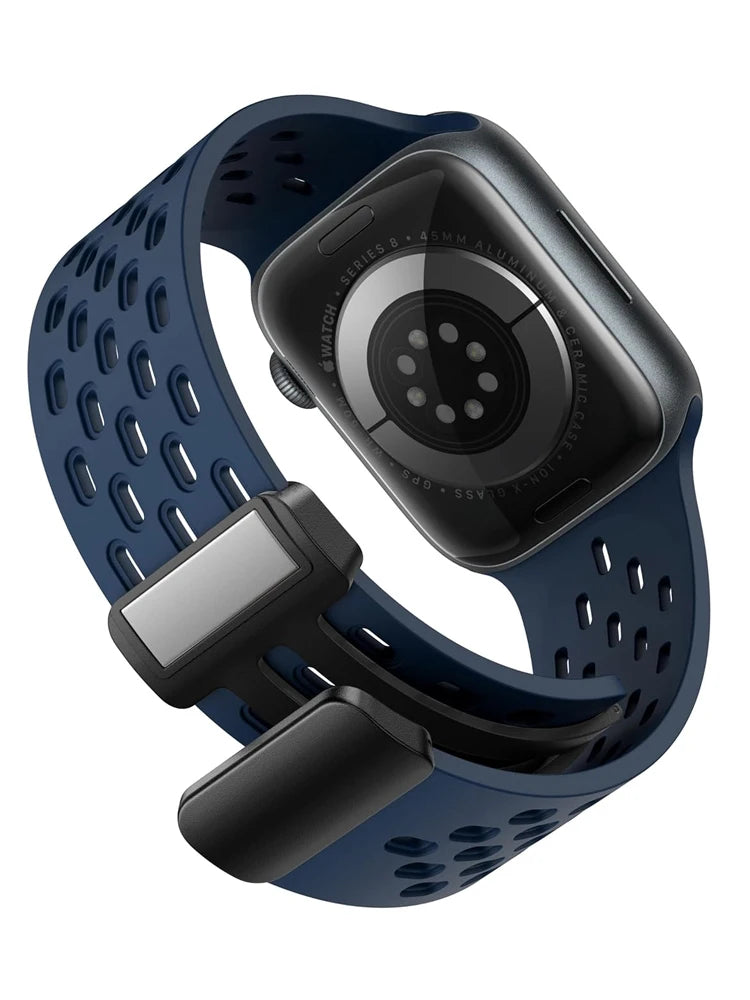 Amazing Breathable Silicone Band for Apple Watch - Ideal Phone Accessories