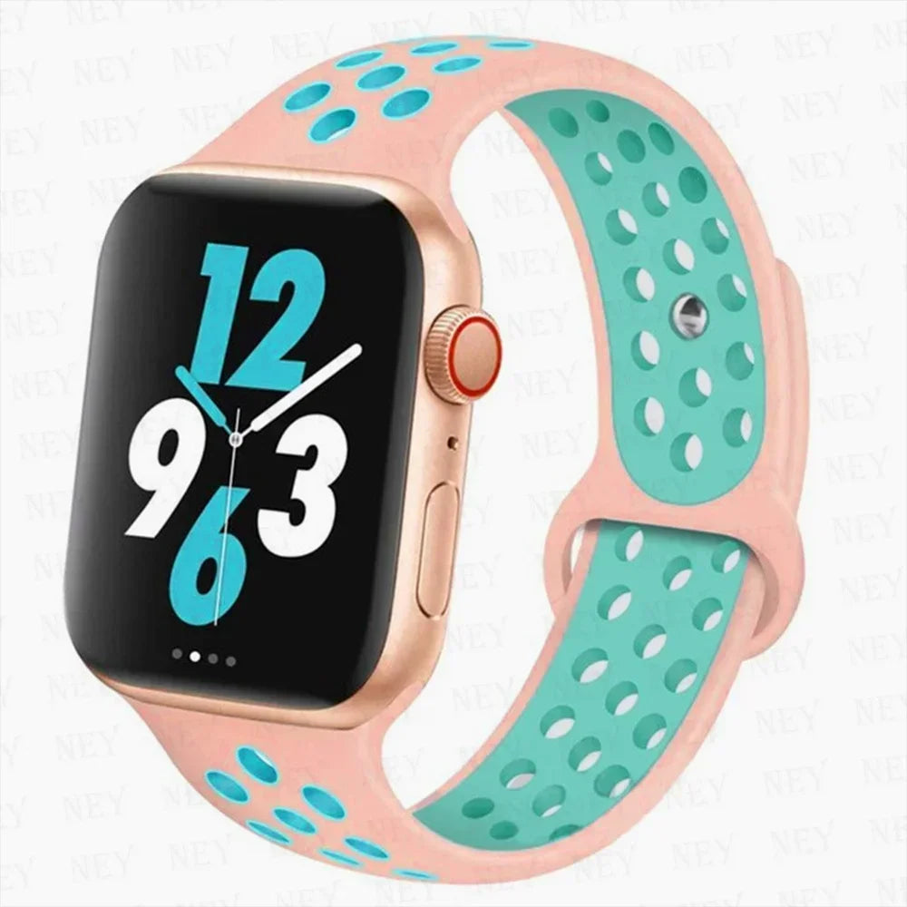 Stylish Sport Silicone Band For Apple Watch - Ideal Phone Accessories