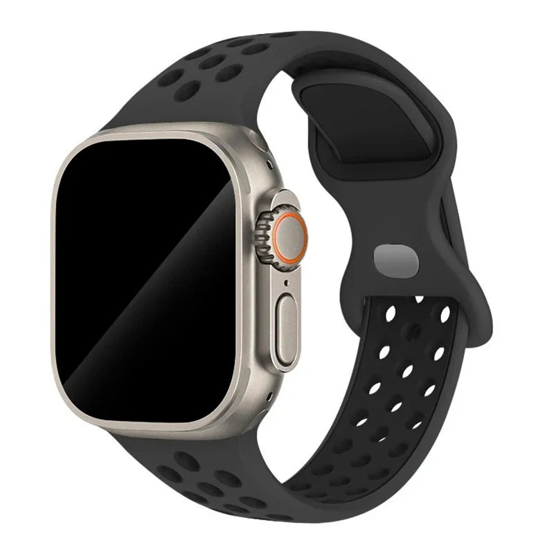 Adorable Breathable Silicone Band for Apple Watch - Ideal Phone Accessories