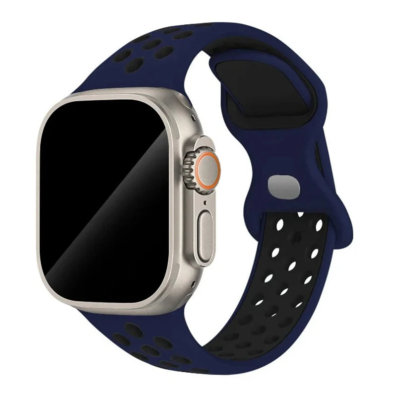 Adorable Breathable Silicone Band for Apple Watch - Ideal Phone Accessories