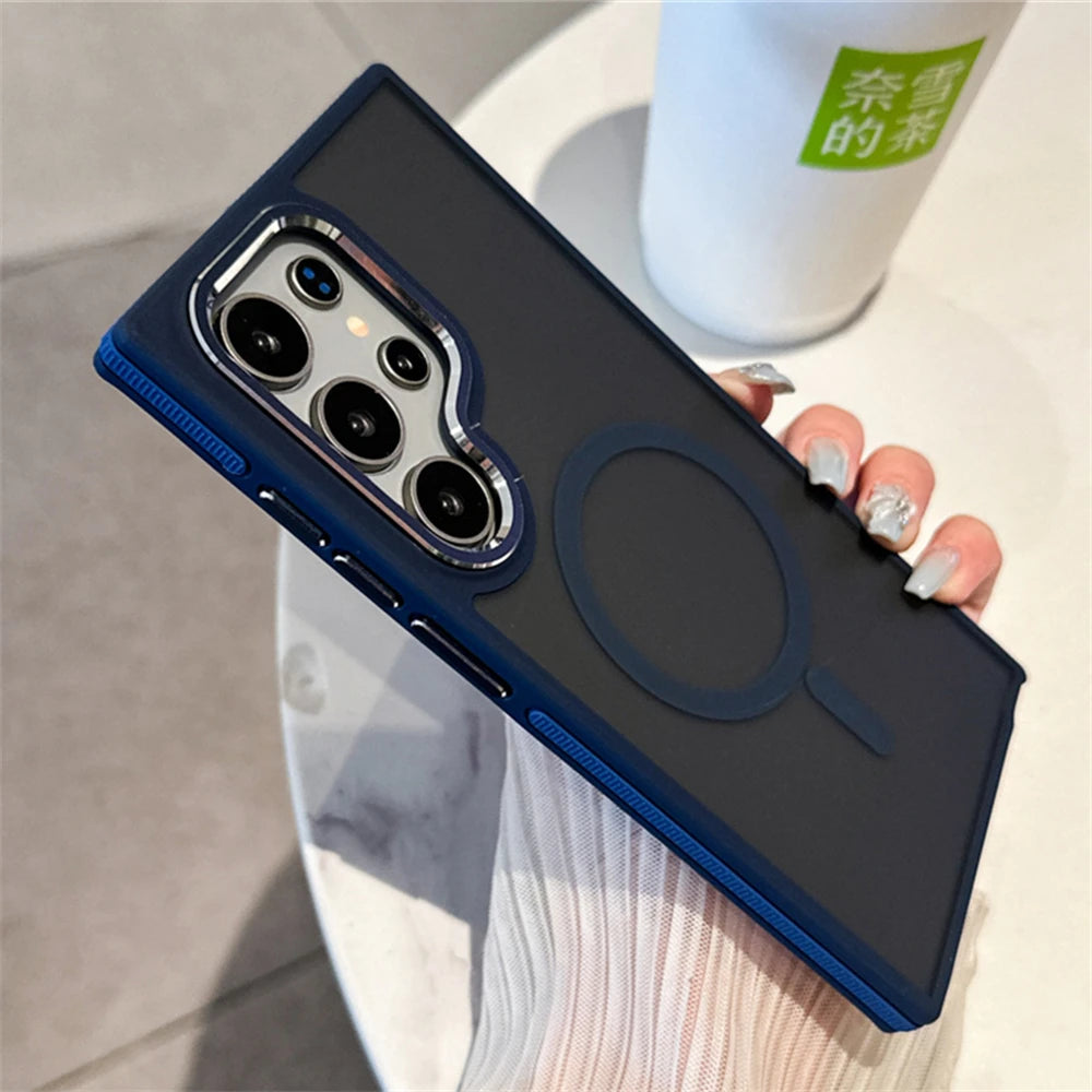 Magnificent Matte Magnetic Case for Samsung Galaxy - Ideal Phone Accessories