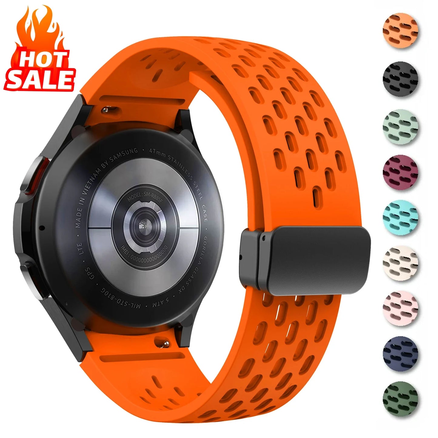 Astonishing Silicone Band for Samsung Galaxy Watch - Ideal Phone Accessories