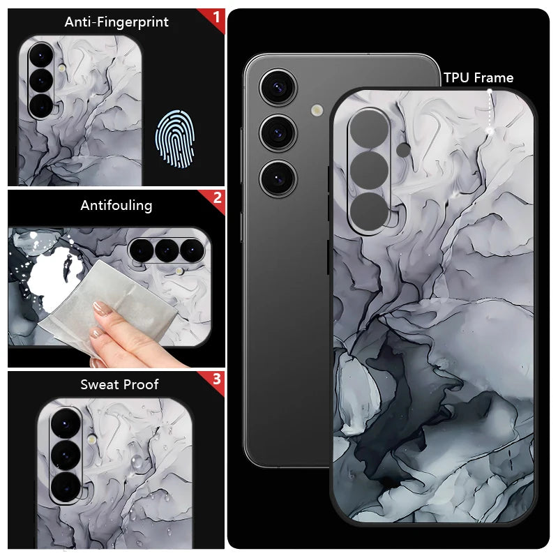 Stunning Colorful Marble Case for Samsung Galaxy - Ideal Phone Accessories