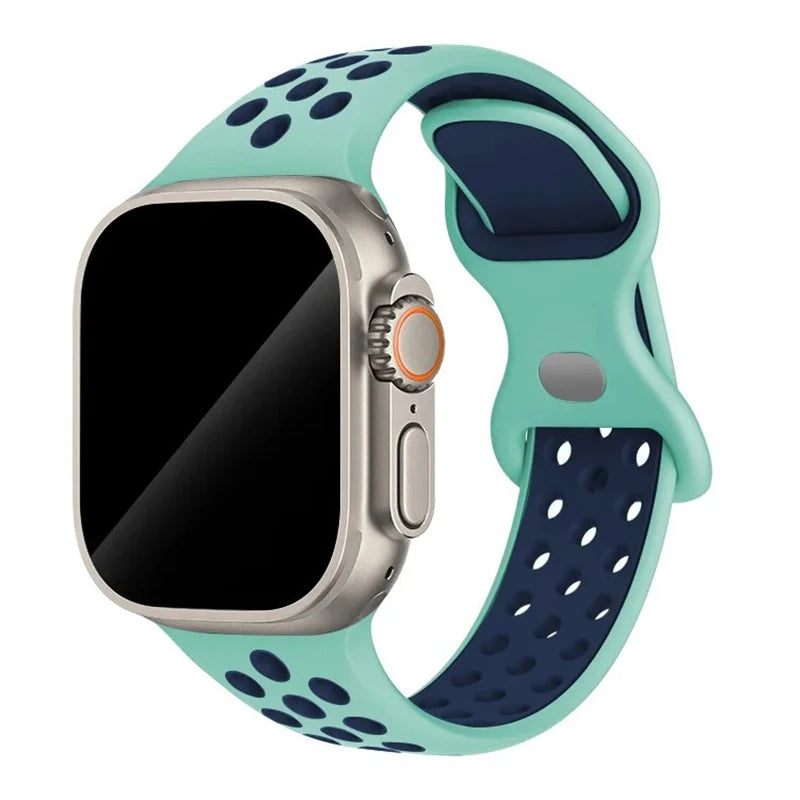 Adorable Breathable Silicone Band for Apple Watch - Ideal Phone Accessories