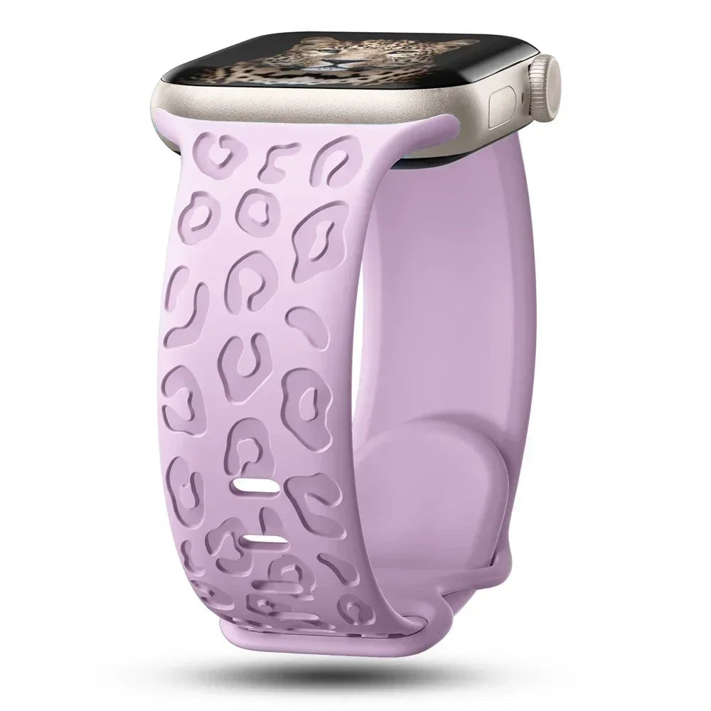 Fashionable Leopard Print Band for Apple Watch - Ideal Phone Accessories
