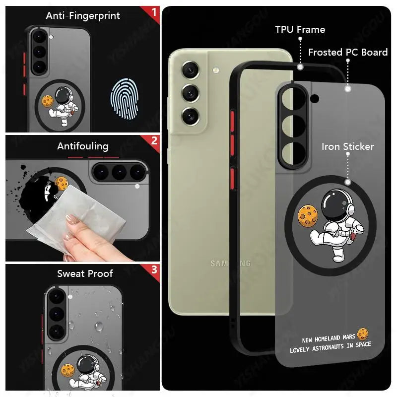 Fantastic MagSafe Astronaut Case for Samsung Galaxy - Ideal Phone Accessories