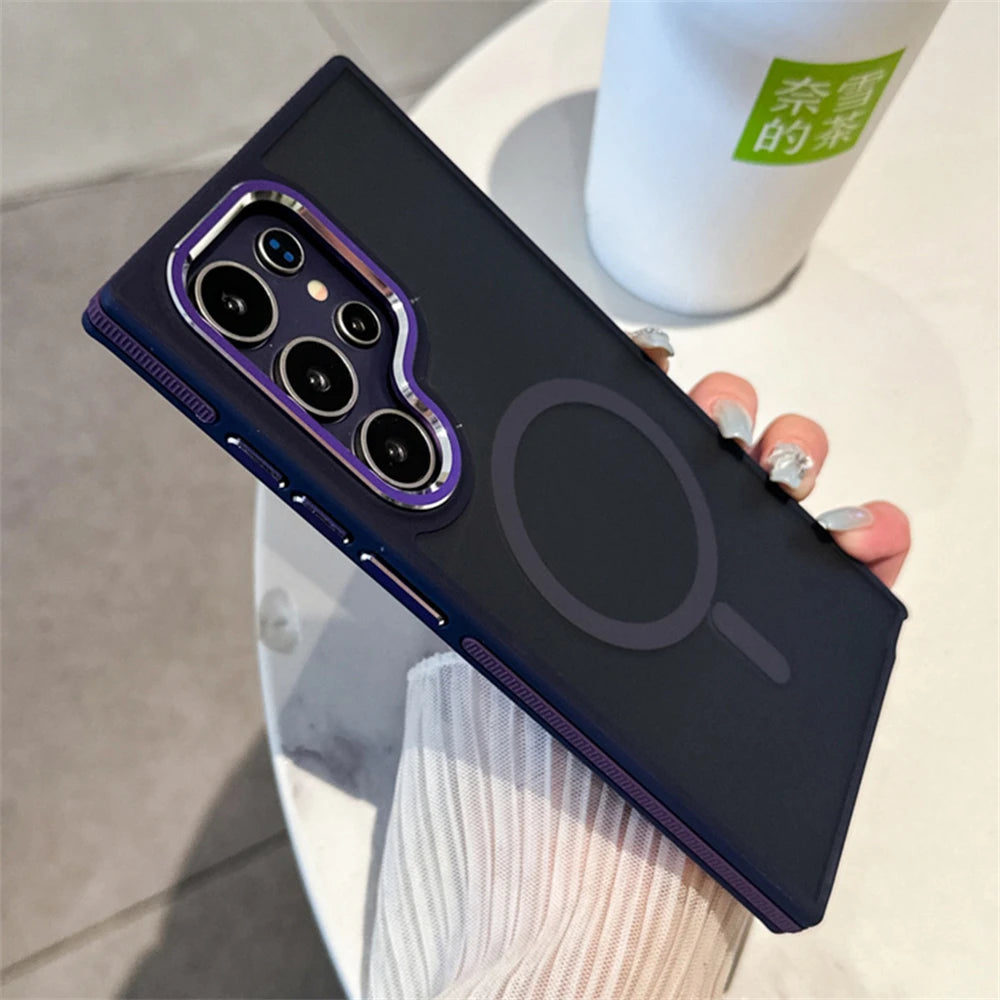 Magnificent Matte Magnetic Case for Samsung Galaxy - Ideal Phone Accessories